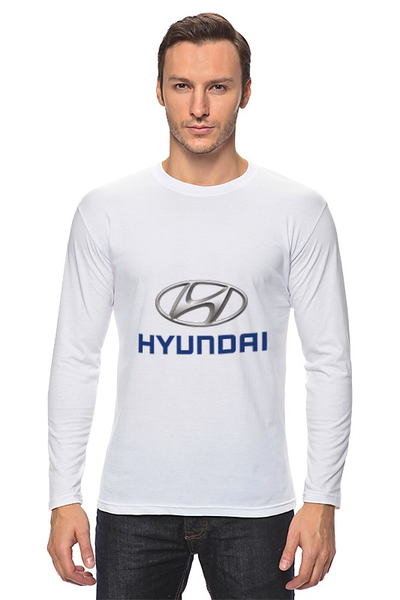 Заказать лонгслив в Москве. Лонгслив Hyundai от autostal@mail.ru - готовые дизайны и нанесение принтов.