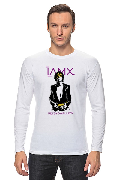Заказать лонгслив в Москве. Лонгслив IAMX / Kiss And Swallow от OEX design - готовые дизайны и нанесение принтов.