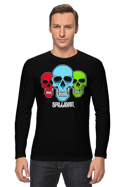 Заказать лонгслив в Москве. Лонгслив Skull Art от Leichenwagen - готовые дизайны и нанесение принтов.