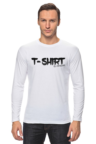 Заказать лонгслив в Москве. Лонгслив T-shirt is passe от Anton  - готовые дизайны и нанесение принтов.