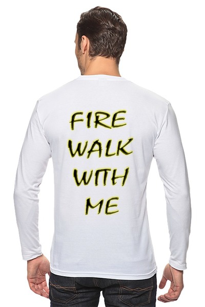 Заказать лонгслив в Москве. Лонгслив Fire Walk With Me от lixta - готовые дизайны и нанесение принтов.