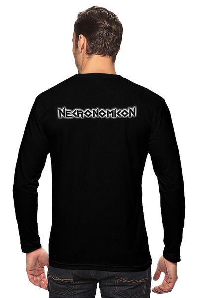 Заказать лонгслив в Москве. Лонгслив Necronomicon от Leichenwagen - готовые дизайны и нанесение принтов.