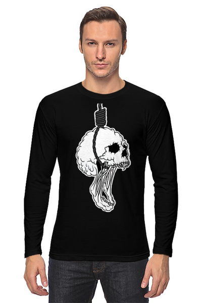 Заказать лонгслив в Москве. Лонгслив Noose Skull от Leichenwagen - готовые дизайны и нанесение принтов.