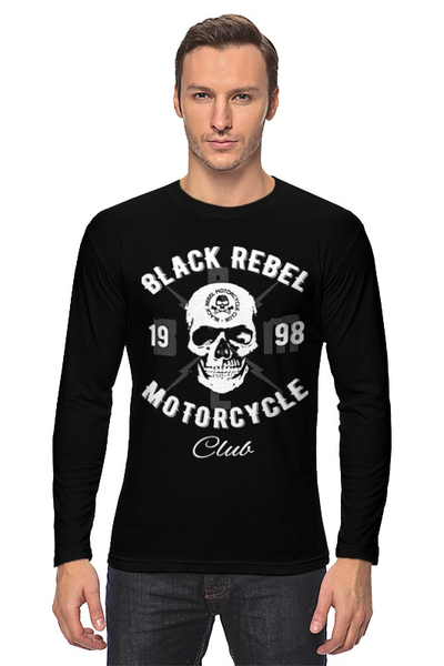 Заказать лонгслив в Москве. Лонгслив Black Rebel Motorcycle Club от geekbox - готовые дизайны и нанесение принтов.