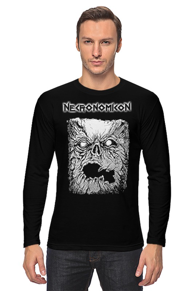 Заказать лонгслив в Москве. Лонгслив Necronomicon от Leichenwagen - готовые дизайны и нанесение принтов.