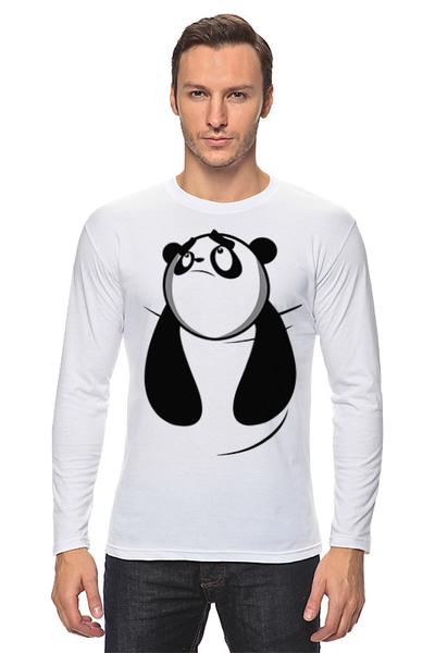 Заказать лонгслив в Москве. Лонгслив Панда (Panda) от coolmag - готовые дизайны и нанесение принтов.