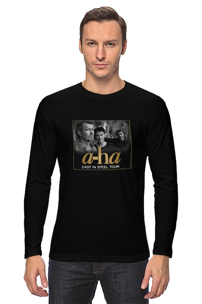 Заказать лонгслив в Москве. Лонгслив a-ha / Cast In Steel Tour от OEX design - готовые дизайны и нанесение принтов.