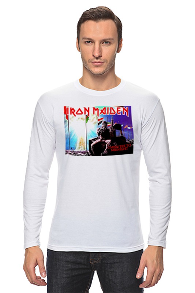 Заказать лонгслив в Москве. Лонгслив Iron Maiden Band от Leichenwagen - готовые дизайны и нанесение принтов.