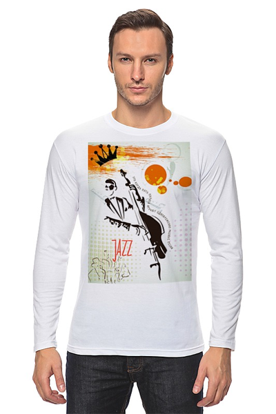 Заказать лонгслив в Москве. Лонгслив jazz 2 от Мила Ярусова - готовые дизайны и нанесение принтов.