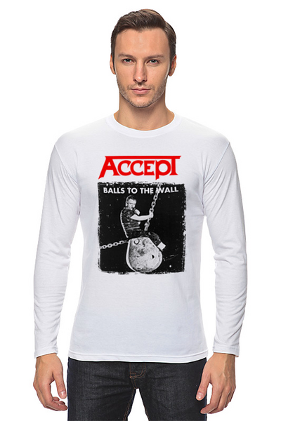 Заказать лонгслив в Москве. Лонгслив Accept от Leichenwagen - готовые дизайны и нанесение принтов.