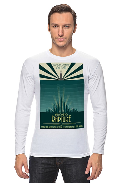 Заказать лонгслив в Москве. Лонгслив Bioshock - Only the Great от priceless - готовые дизайны и нанесение принтов.