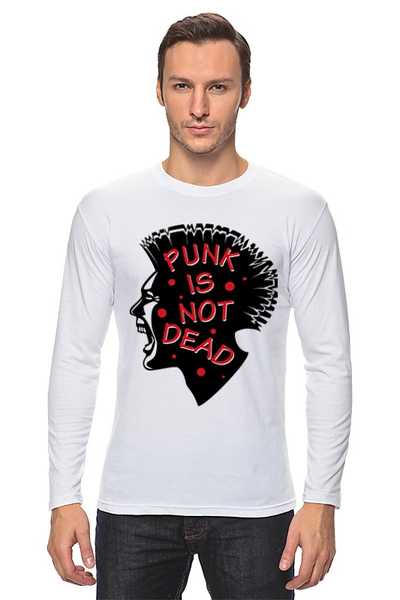 Заказать лонгслив в Москве. Лонгслив PUNK IS NOT DEAD от trend - готовые дизайны и нанесение принтов.