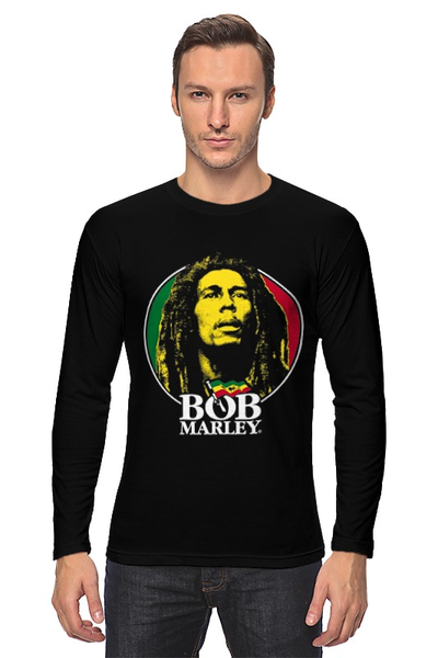 Заказать лонгслив в Москве. Лонгслив Bob Marley от inPrintio - готовые дизайны и нанесение принтов.