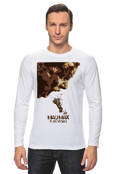 Заказать лонгслив в Москве. Лонгслив Безумный Макс (Mad Max) от scrat29@yandex.ru - готовые дизайны и нанесение принтов.