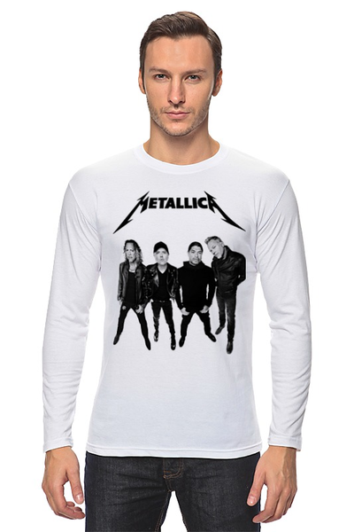 Заказать лонгслив в Москве. Лонгслив Metallica от Vladec11 - готовые дизайны и нанесение принтов.
