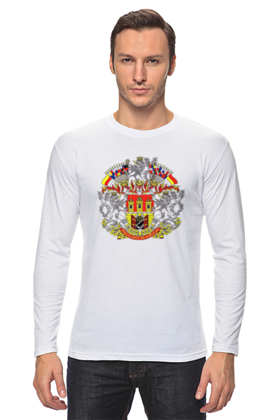 Заказать лонгслив в Москве. Лонгслив C/Л/Г/Э мужская футболка от торгаш - готовые дизайны и нанесение принтов.