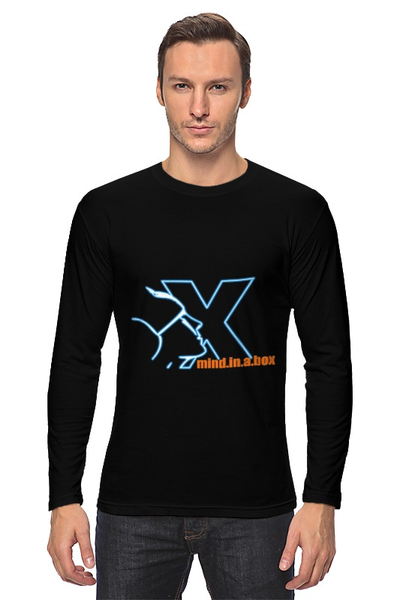 Заказать лонгслив в Москве. Лонгслив mind.in.a.box / Face Logo от OEX design - готовые дизайны и нанесение принтов.