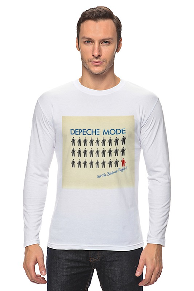 Заказать лонгслив в Москве. Лонгслив Depeche Mode  от Fedor - готовые дизайны и нанесение принтов.