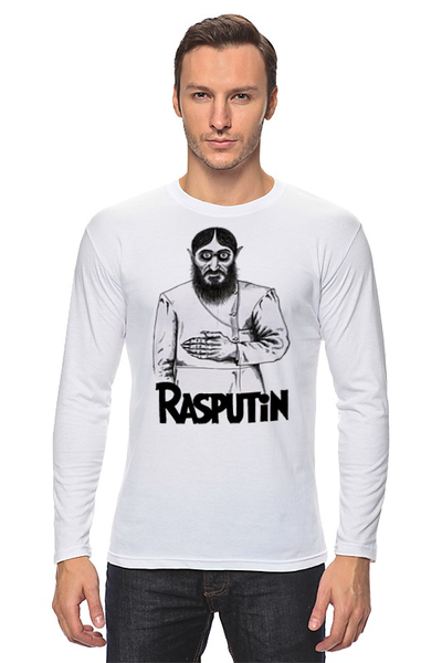 Заказать лонгслив в Москве. Лонгслив Rasputin от Leichenwagen - готовые дизайны и нанесение принтов.