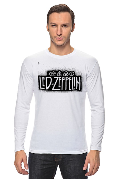 Заказать лонгслив в Москве. Лонгслив Led Zeppelin от Fedor - готовые дизайны и нанесение принтов.