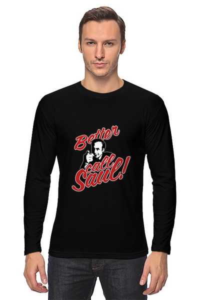 Заказать лонгслив в Москве. Лонгслив Better Call Saul от gopotol - готовые дизайны и нанесение принтов.