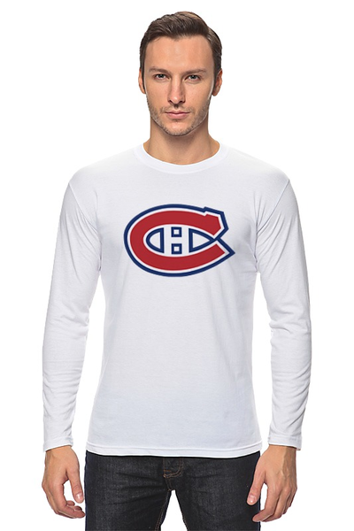 Заказать лонгслив в Москве. Лонгслив Montreal Canadiens / NHL Canada от KinoArt - готовые дизайны и нанесение принтов.