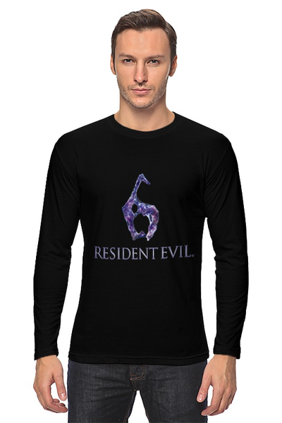 Заказать лонгслив в Москве. Лонгслив Resident Evil 6 от game-fan - готовые дизайны и нанесение принтов.