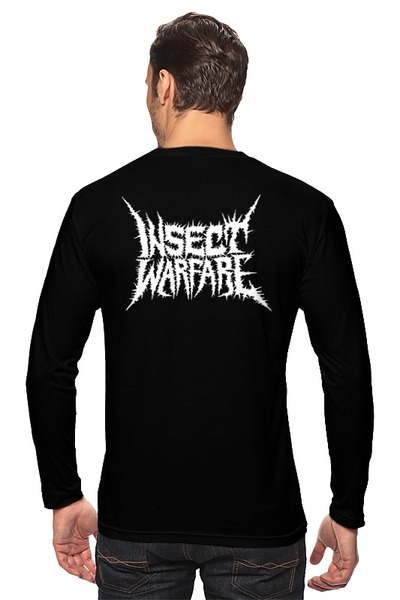 Заказать лонгслив в Москве. Лонгслив Insect Warfare Band от Leichenwagen - готовые дизайны и нанесение принтов.