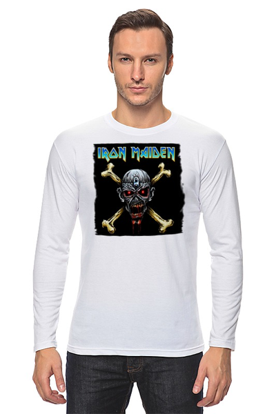 Заказать лонгслив в Москве. Лонгслив Iron Maiden Band от Leichenwagen - готовые дизайны и нанесение принтов.