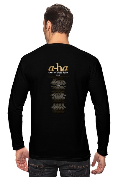 Заказать лонгслив в Москве. Лонгслив a-ha / Cast In Steel Tour от OEX design - готовые дизайны и нанесение принтов.