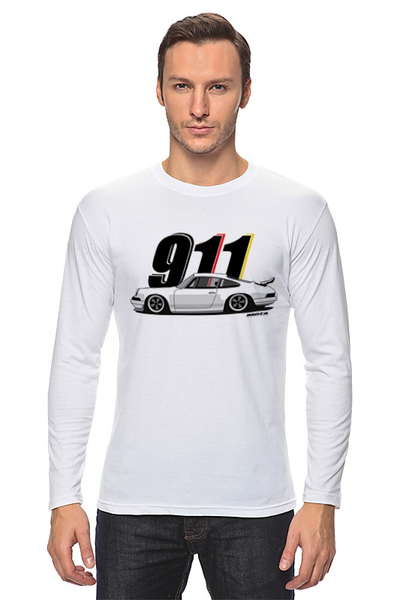 Заказать лонгслив в Москве. Лонгслив Porsche Carrera 911 от s.podosenov@mail.ru - готовые дизайны и нанесение принтов.