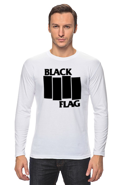 Заказать лонгслив в Москве. Лонгслив Blck Flag от print_not_dead - готовые дизайны и нанесение принтов.
