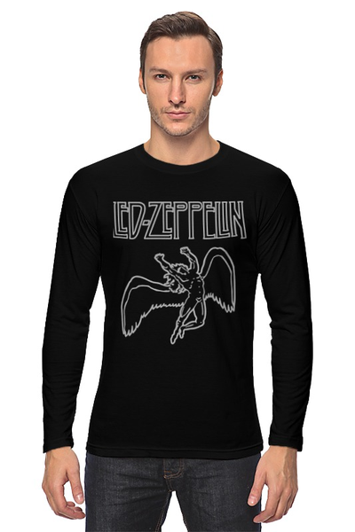Заказать лонгслив в Москве. Лонгслив Led Zeppelin от geekbox - готовые дизайны и нанесение принтов.