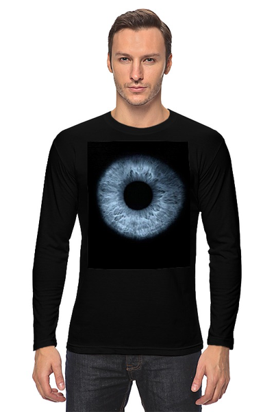 Заказать лонгслив в Москве. Лонгслив Blue eye от Виктор Аксёнов - готовые дизайны и нанесение принтов.