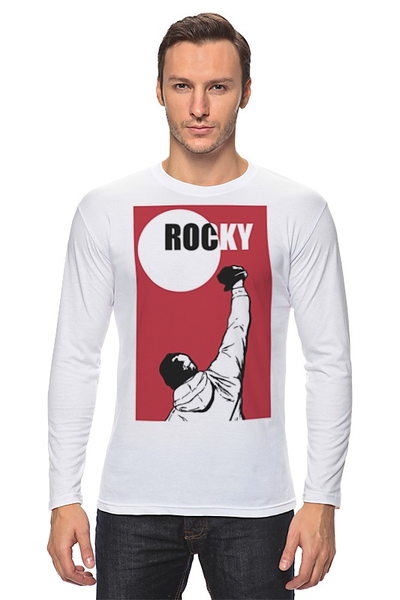 Заказать лонгслив в Москве. Лонгслив Rocky / Рокки от KinoArt - готовые дизайны и нанесение принтов.