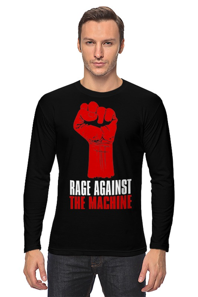 Заказать лонгслив в Москве. Лонгслив Rage Against the Machine от geekbox - готовые дизайны и нанесение принтов.