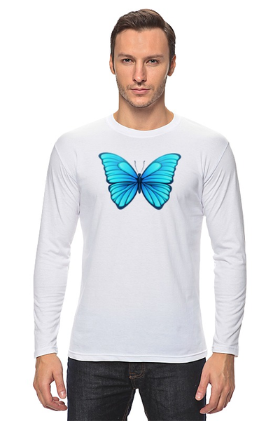 Заказать лонгслив в Москве. Лонгслив BUTTERFLY от Jimmy Flash - готовые дизайны и нанесение принтов.