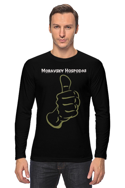 Заказать лонгслив в Москве. Лонгслив Пивоварня  «Moravsky Hospodar». от Lev Kiirin - готовые дизайны и нанесение принтов.