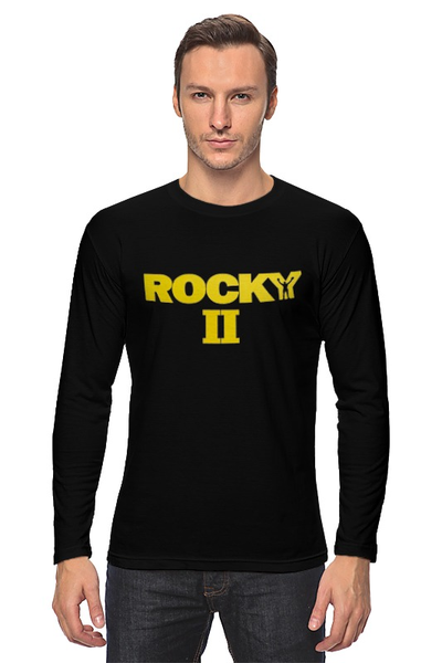Заказать лонгслив в Москве. Лонгслив Rocky / Рокки от KinoArt - готовые дизайны и нанесение принтов.