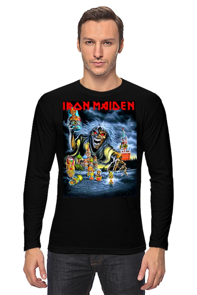 Заказать лонгслив в Москве. Лонгслив Iron Maiden Band от Leichenwagen - готовые дизайны и нанесение принтов.