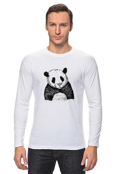 Заказать лонгслив в Москве. Лонгслив Panda Cub от Diana Hope - готовые дизайны и нанесение принтов.