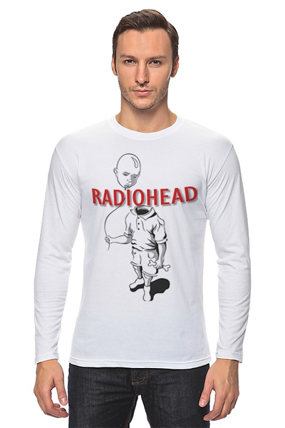 Заказать лонгслив в Москве. Лонгслив Radiohead  от geekbox - готовые дизайны и нанесение принтов.