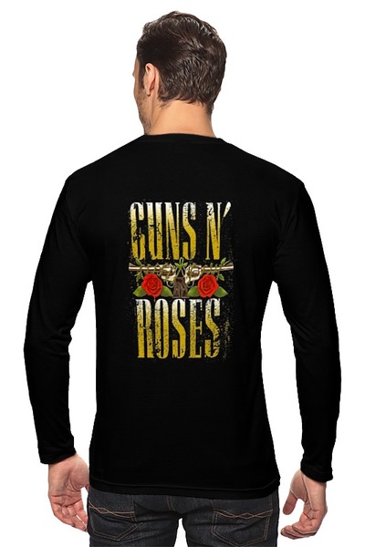 Заказать лонгслив в Москве. Лонгслив Guns n' roses от Leichenwagen - готовые дизайны и нанесение принтов.