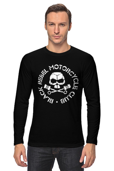 Заказать лонгслив в Москве. Лонгслив Black Rebel Motorcycle Club от geekbox - готовые дизайны и нанесение принтов.