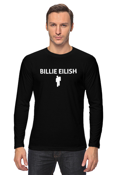 Заказать лонгслив в Москве. Лонгслив Billie Eilish от DESIGNER   - готовые дизайны и нанесение принтов.