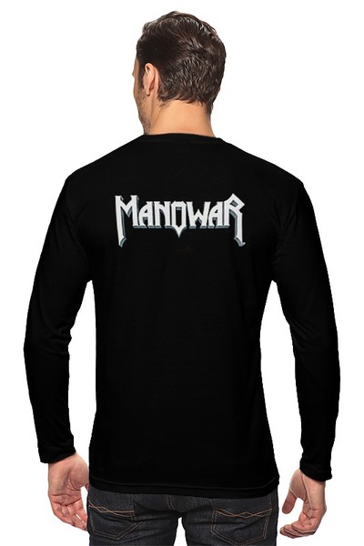 Заказать лонгслив в Москве. Лонгслив Manowar Band от Leichenwagen - готовые дизайны и нанесение принтов.