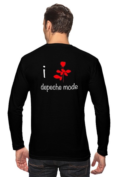 Заказать лонгслив в Москве. Лонгслив Depeche Mode от Leichenwagen - готовые дизайны и нанесение принтов.