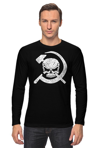 Заказать лонгслив в Москве. Лонгслив Skull Art от Leichenwagen - готовые дизайны и нанесение принтов.