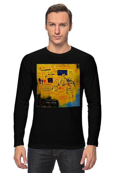Заказать лонгслив в Москве. Лонгслив Basquiat от Just kidding - готовые дизайны и нанесение принтов.