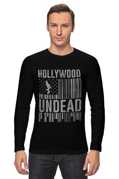 Заказать лонгслив в Москве. Лонгслив Hollywood Undead от geekbox - готовые дизайны и нанесение принтов.